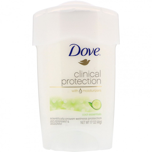 Dove, Clinical Protection, Prescription Strength, дезодорант-антиперспирант, прохлада, 48 г (1,7 унции) #1