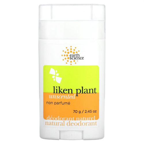 Earth Science, Натуральный дезодорант, Liken Plant, Без запаха 2.5 унции (70 г) #1