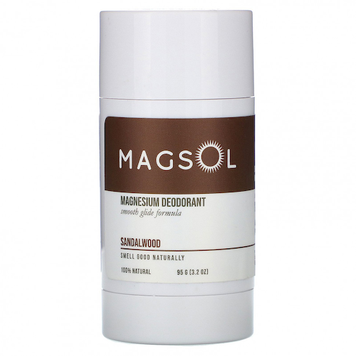 Magsol, дезодорант с магнием, сандал, 95 г (3,2 унции) #1