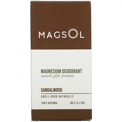 Magsol, дезодорант с магнием, сандал, 95 г (3,2 унции) #1