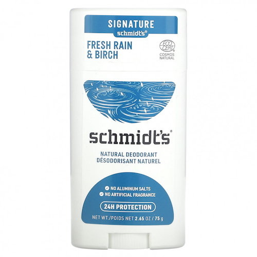 Schmidt's, Натуральный дезодорант, Fresh Rain & Birch, 75 г (2,65 унции) #1