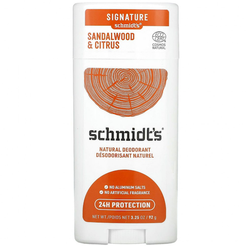 Schmidt's, Натуральный дезодорант, сандаловое дерево и цитрусовые, 3,25 унции (92 г) #1
