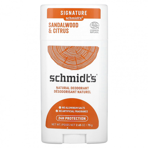 Schmidt's, Натуральный дезодорант, сандаловое дерево и цитрус, 75 г (2,65 унции) #1