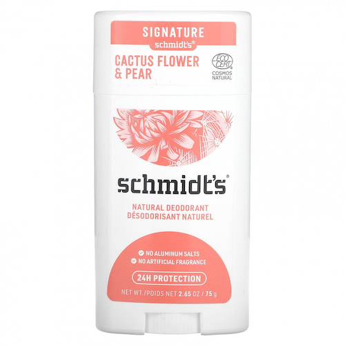 Schmidt's, Натуральный дезодорант, цветы кактуса и груша, 75 г (2,65 унции) #1