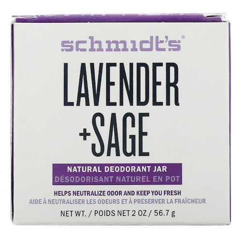 Schmidt's, Натуральный дезодорант в баночке, лаванда + шалфей, 56,7 г (2 унции) #1