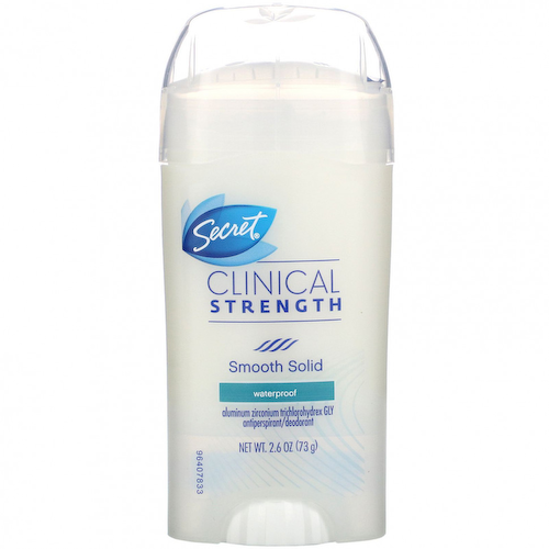Secret, Clinical Strength, антиперспирант / дезодорант, мягкое вещество, водостойкий, 73 г (2,6 унции) #1