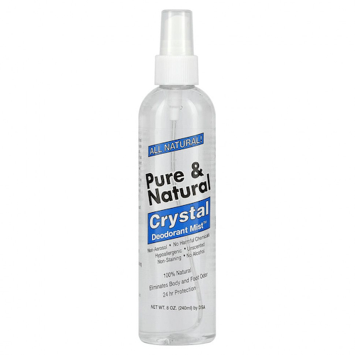 Thai Deodorant Stone, Чистый и натуральный дезодорант Crystal Deodorant Mist, без запаха, 240 мл (8 унций) #1