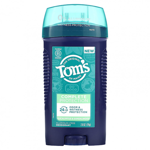 Tom's of Maine, Дезодорант для комплексной защиты без алюминия, эвкалипт и сандал, 74 г (2,6 унции) #1