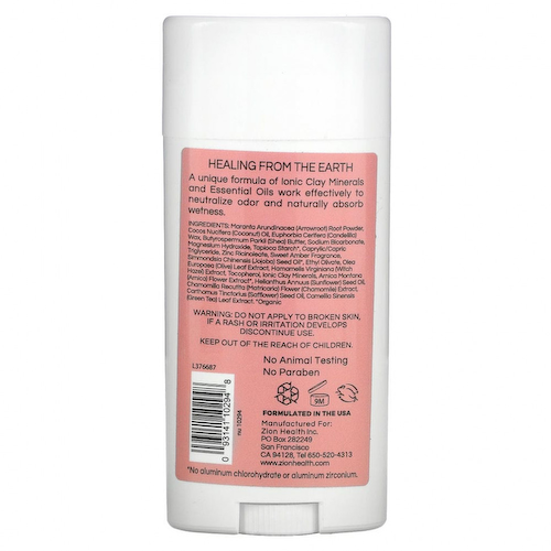 Zion Health, Bold, глиняный сухой дезодорант, сладкая амбра, 80 г (2,8 унции) #1