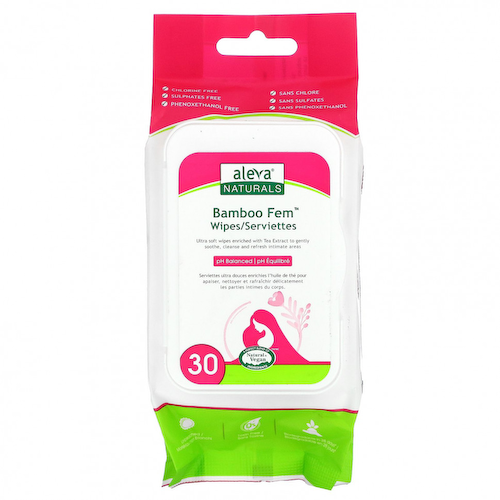 Aleva Naturals, Женские бамбуковые салфетки Maternal Care, 30 салфеток, 15x20 см #1