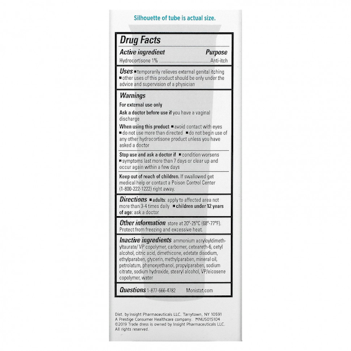 Monistat, Care, Insant, крем для снятия зуда, 28 г (1 унция) #1