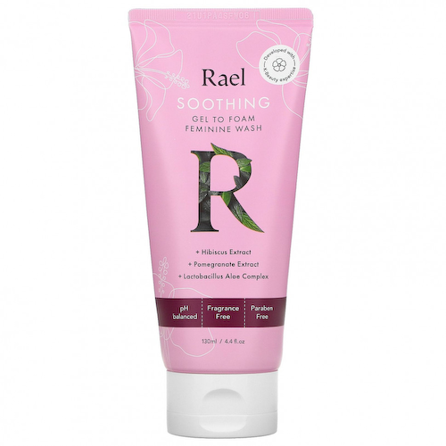 Rael, Soothing Gel To Foam Feminine Wash, без отдушек, 130 мл (4,4 жидк. Унции) #1