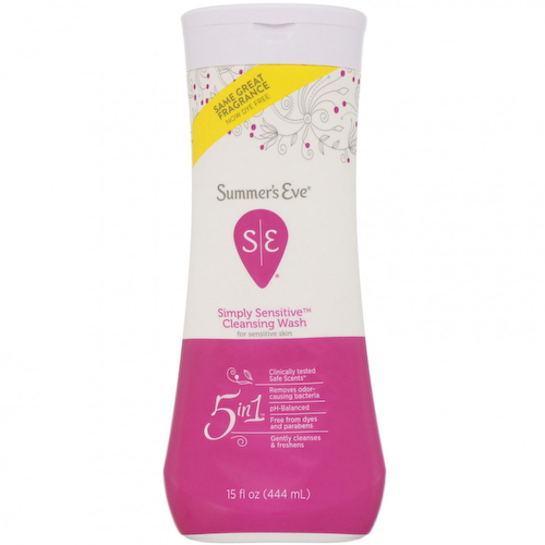 Summer's Eve, Очищающее средство 5 in 1, Simply Sensitive, 444 мл #1
