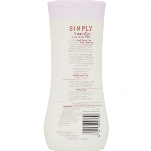 Summer's Eve, Очищающее средство серии Simply, Coconut Water, 354 мл #1