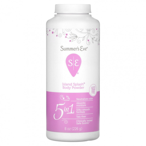 Summer's Eve, Пудра для тела 5 in 1, Island Splash, 226 г #1