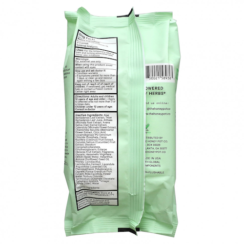 The Honey Pot Company, Anti-Itch Soothing Wipes , 30 Count #1