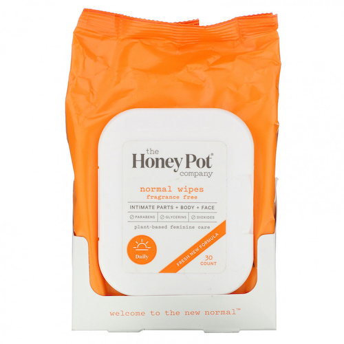 The Honey Pot Company, Обычные салфетки, без отдушек, 30 шт. #1