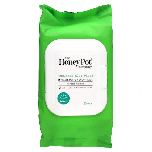 The Honey Pot Company, Салфетки, огурец и алоэ, 30 шт. #1
