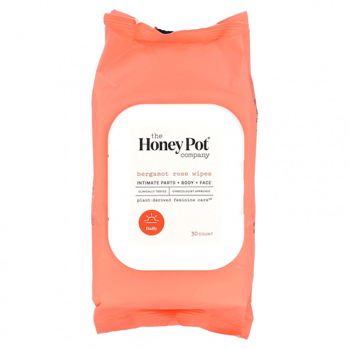 The Honey Pot Company, Салфетки с бергамотом и розой, 30 шт. #1
