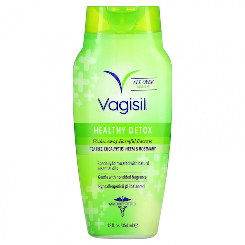 Vagisil, Healthy Detox, средство для полного очищения, 354 мл (12 жидк. Унций) #1