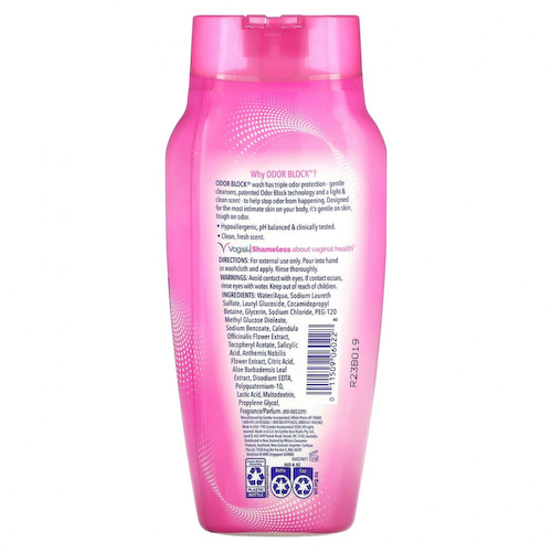 Vagisil, Odor Block, ежедневное средство для интимной гигиены, 354 мл (12 жидк. Унций) #1