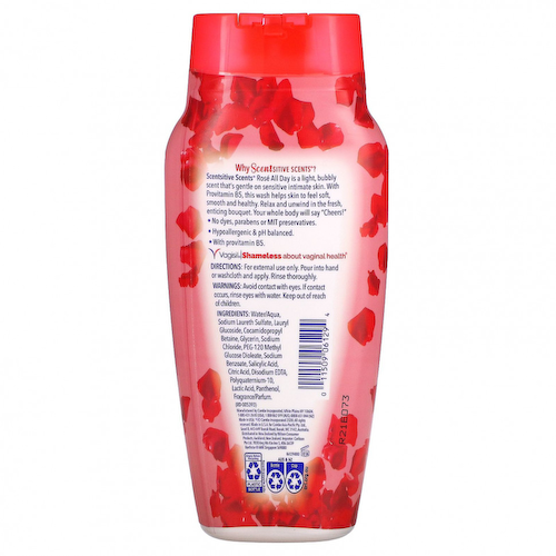 Vagisil, Scentsitive Scents, ежедневное средство для интимной гигиены, Rose All Day, 354 мл (12 жидк. Унций) #1