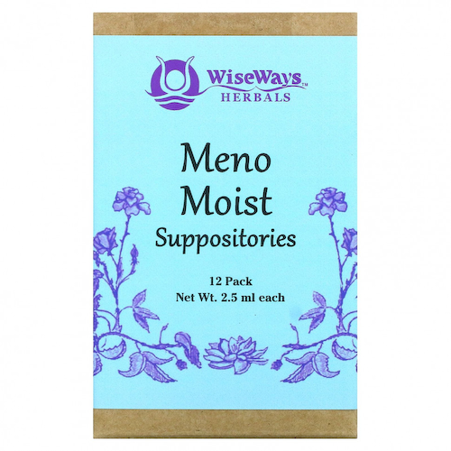 WiseWays Herbals, Свечи Meno Moist, 12 штук, 4,5 унции (2,5 мл) каждая #1