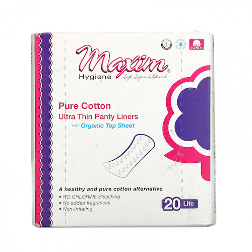 Maxim Hygiene Products, Чистый хлопок, ультратонкие ежедневные прокладки, облегченные, 20 прокладок #1