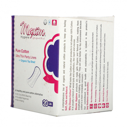 Maxim Hygiene Products, Чистый хлопок, ультратонкие ежедневные прокладки, облегченные, 20 прокладок #1
