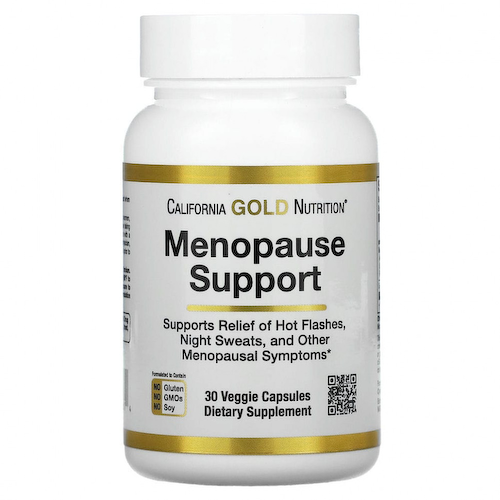 California Gold Nutrition, добавка для поддержки в период менопаузы, 30 растительных капсул #1