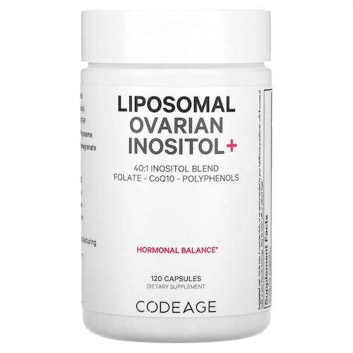 Codeage, Liposomal, инозит для яичников, 120 капсул #1