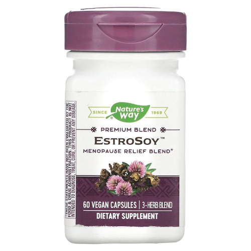 Nature's Way, EstroSoy, средство при менопаузе, 60 веганских капсул #1