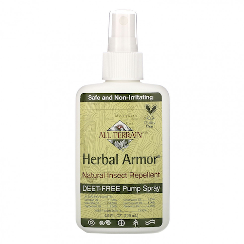 All Terrain, Herbal Armor, натуральный спрей от насекомых без ДЭТА, 120 мл (4 жидк. унции) #1
