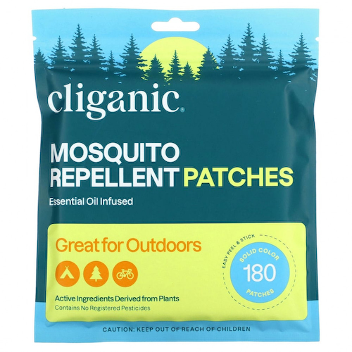 Cliganic, Патчи от комаров, с эфирным маслом, 180 шт. #1