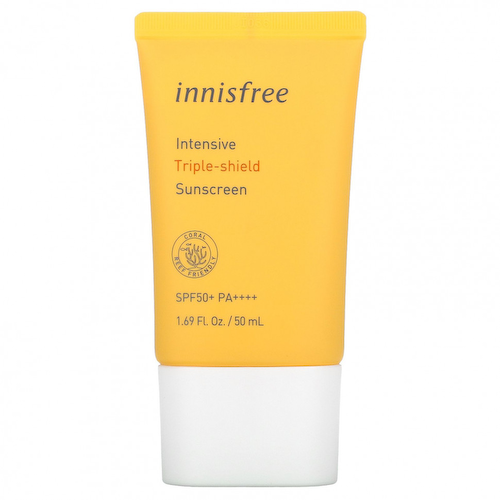 Innisfree, Triple-Shield, интенсивный солнцезащитный крем с тремя уровнями защиты, SPF50 + PA ++++, 50 мл (1,69 жидк. унции) #1