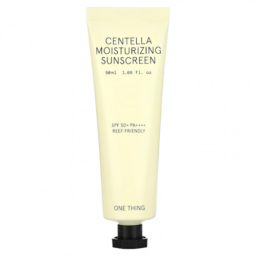 One Thing, Увлажняющее солнцезащитное средство с центеллой, SPF 50+ PA ++++, 50 мл (1,69 жидк. Унции) #1