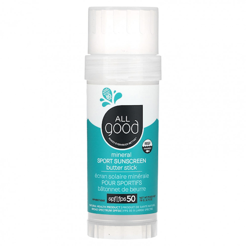 All Good Products, Mineral Sport, солнцезащитное масло в стике, SPF 50, 78 г (2,75 унции) #1