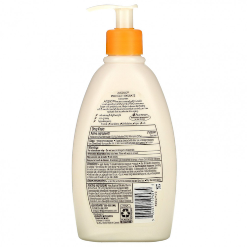 Aveeno, Protect + Hydrate, солнцезащитный крем, SPF 60, 354 мл (12 жидк. Унций) #1