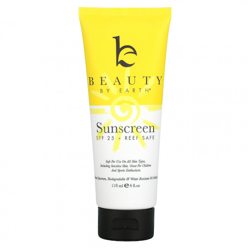 Beauty By Earth, Mineral Sunscreen, SPF 25, 4 fl oz (118 ml) #1