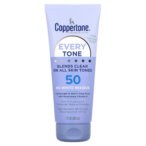 Coppertone, Солнцезащитный лосьон, Every Tone, SPF 50, 207 мл (7 жидк. Унций) #1