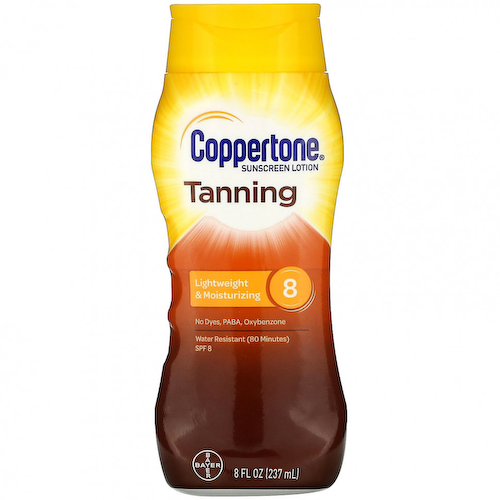 Coppertone, средство для загара, легкая текстура и увлажнение, 237 мл (8,8 жидк. унции) #1