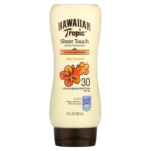 Hawaiian Tropic, Sheer Touch, Ultra Radiance, солнцезащитный лосьон с SPF 30, 236 мл #1