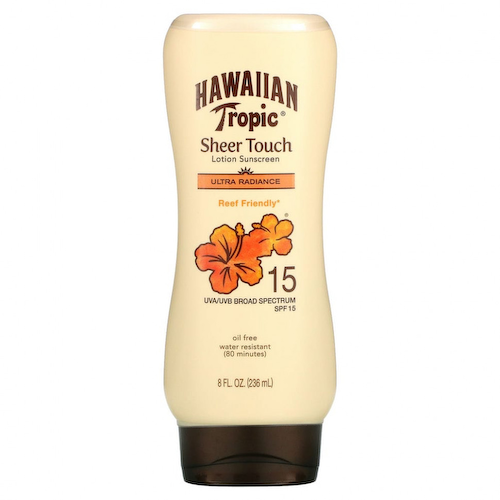 Hawaiian Tropic, Sheer Touch, Ultra Radiance, солнцезащитный лосьон с SPF 15, 236 мл #1