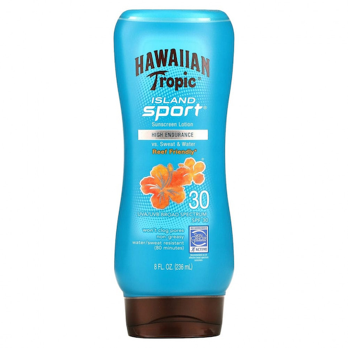 Hawaiian Tropic, Высокоэффективное солнцезащитное средство Island Sport с SPF 30, легкий тропический аромат, 236 мл #1