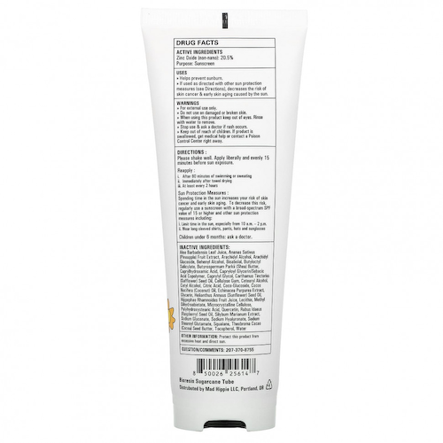 Mad Hippie, Ultra-Sheer Body, SPF, 40+, 118 мл (4 жидк. Унции) #1
