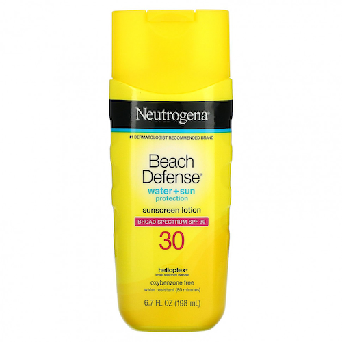 Neutrogena, Beach Defense, солнцезащитный лосьон, SPF 30,198 мл (6,7 жидк. унции) #1
