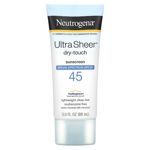 Neutrogena, Ultra Sheer, сухой на ощупь солнцезащитный крем, SPF 45, 88 мл (3 жидк. унции) #1