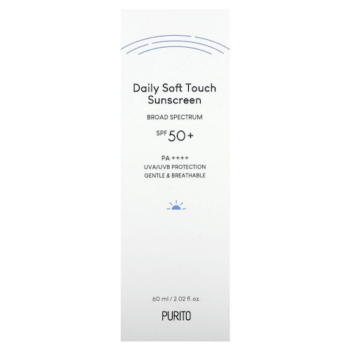 Purito, Daily Soft Touch, солнцезащитное средство, SPF 50+, PA ++++, 60 мл (2,02 жидк. Унции) #1