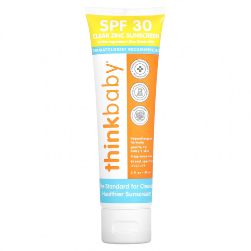 Think, Thinkbaby, солнцезащитное средство с цинком, SPF 30, 89 мл (3 жидк. Унции) #1