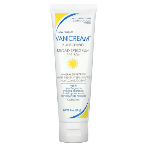 Vanicream, Солнцезащитное средство, для чувствительной кожи, SPF 50+, 85 г (3 унции) #1